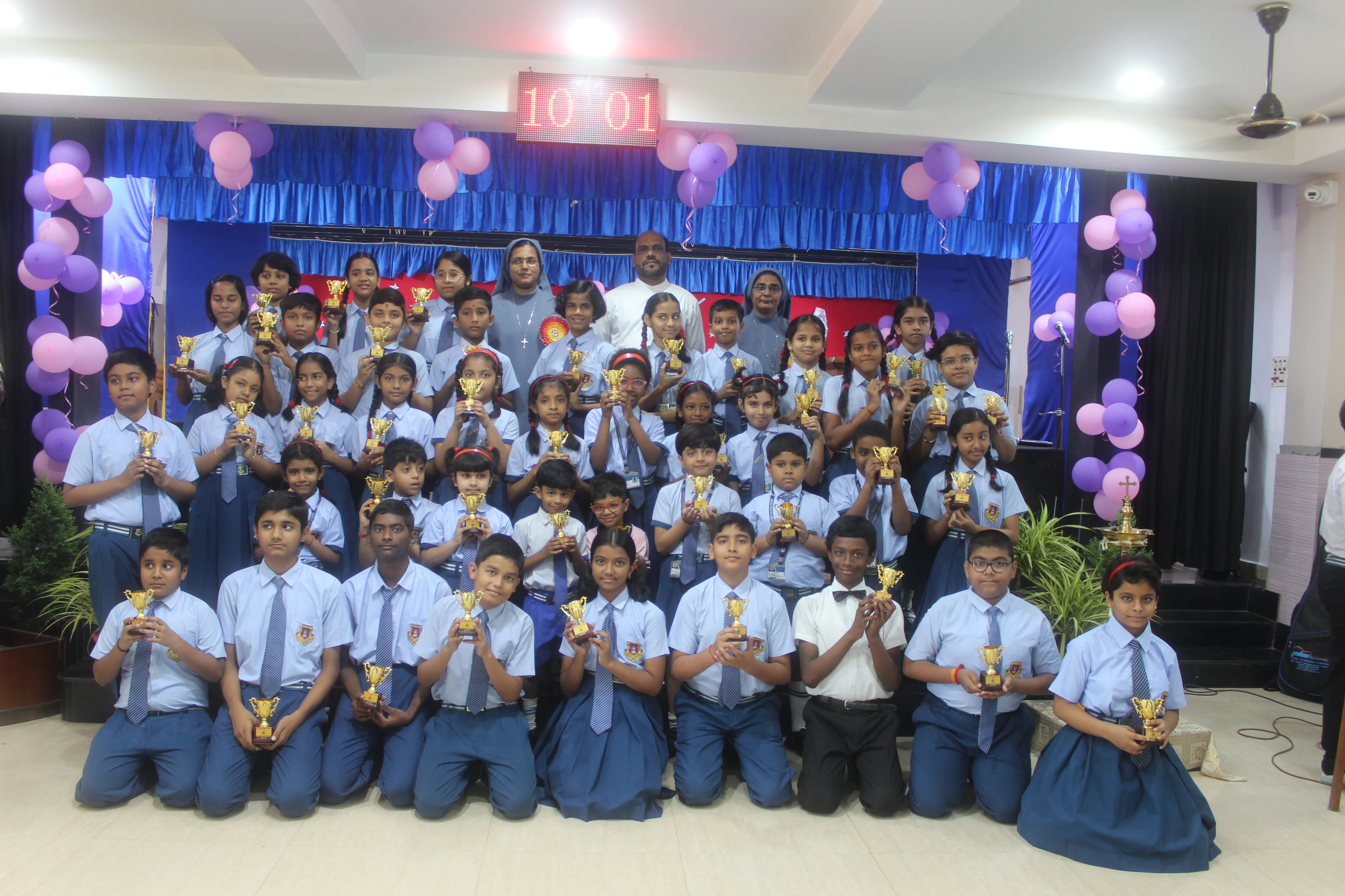 Award Function celebration at Holy Family Convent School Liluah Howrah